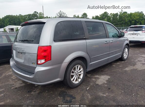 2C4RDGCG0GR379157 2016 DODGE GRAND CARAVAN Silver Trasero derecho