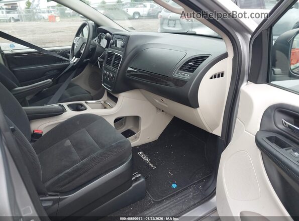 2C4RDGCG0GR379157 2016 DODGE GRAND CARAVAN Silver Vista interior delantera