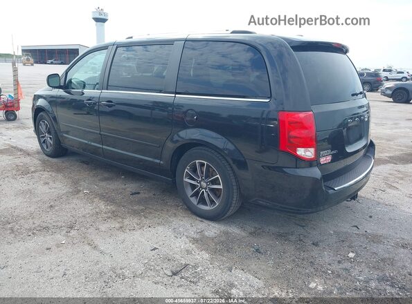 2C4RDGCG0HR600662 2017 DODGE GRAND CARAVAN Black Հետևի ձախ