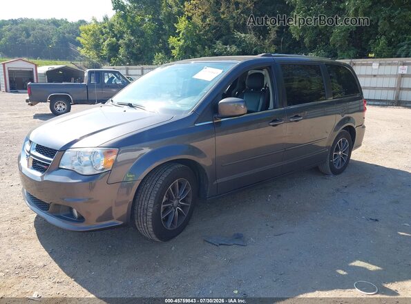 2C4RDGCG0HR716136 2017 DODGE GRAND CARAVAN Black Front left
