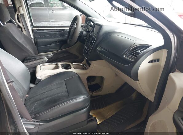 2C4RDGCG0HR746785 2017 DODGE GRAND CARAVAN Black Սալոնի դիմացի տեսք