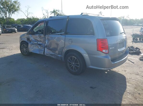 2C4RDGCG0HR750142 2017 DODGE GRAND CARAVAN Silver Задня ліва чверть