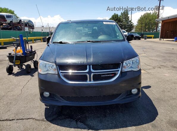 2C4RDGCG0HR848264 2017 DODGE GRAND Black წინა ხედი
