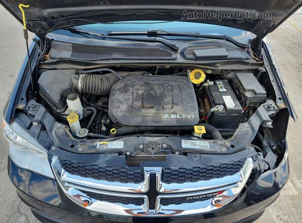 2C4RDGCG0JR207301 2018 DODGE GRAND Black Շարժիչի բաժամունքի տեսք