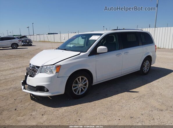 2C4RDGCG0JR209095 2018 DODGE GRAND CARAVAN Белый Передняя левая четверть