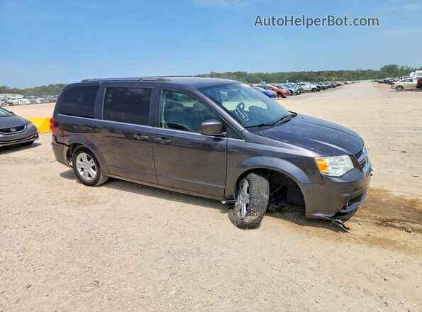 2C4RDGCG0JR241352 2018 DODGE GRAND Gray Передня права чверть