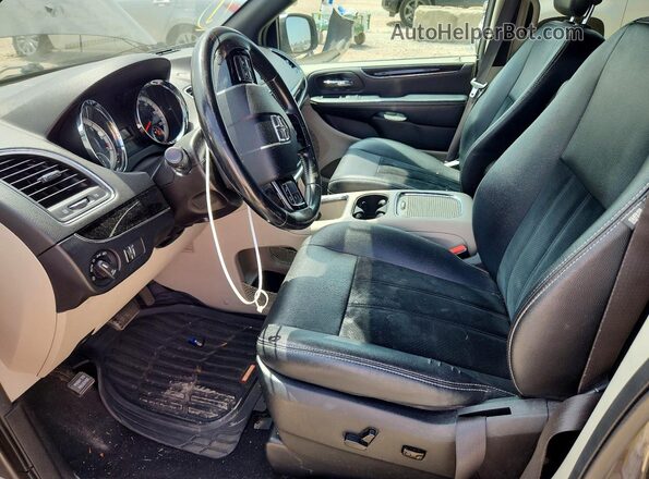 2C4RDGCG0JR241352 2018 DODGE GRAND Gray Вид салону спереду