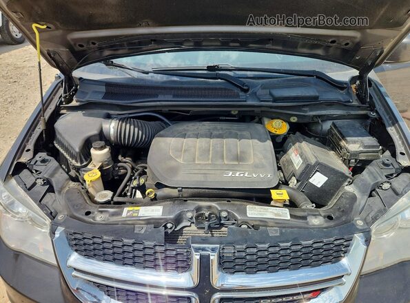 2C4RDGCG0JR241352 2018 DODGE GRAND Gray Вид підкапотного простору