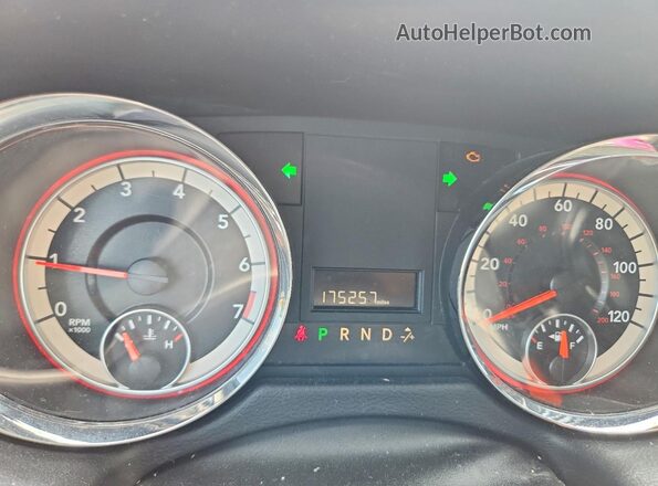 2C4RDGCG0JR241352 2018 DODGE GRAND Gray Вид щитка приладів