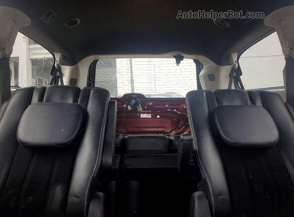 2C4RDGCG0JR297307 2018 DODGE GRAND Красный Вид задних сидений