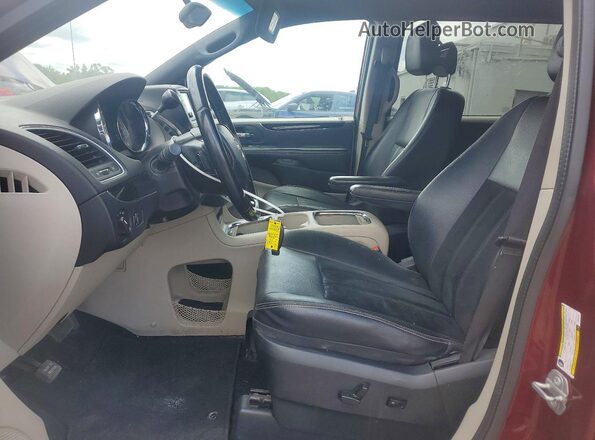 2C4RDGCG0JR297307 2018 DODGE GRAND Красный Вид салона спереди