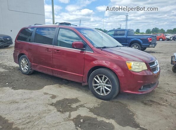 2C4RDGCG0JR297307 2018 DODGE GRAND Красный Передняя правая четверть
