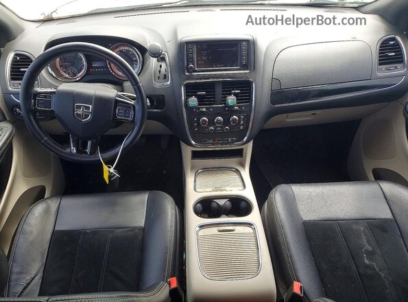 2C4RDGCG0JR302232 2018 DODGE GRAND Silver Widok deski rozdzielczej