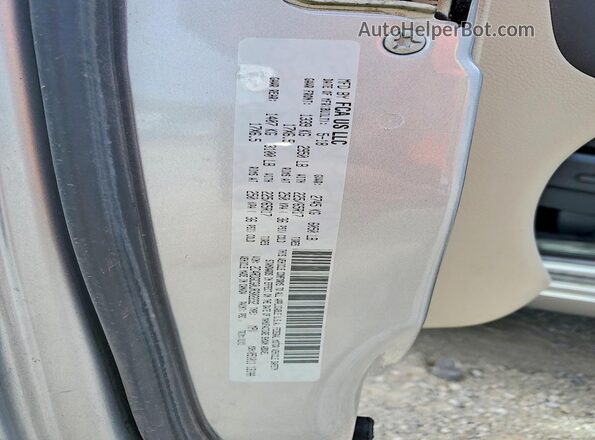 2C4RDGCG0JR302232 2018 DODGE GRAND Silver Widok naklejki z numerem VIN