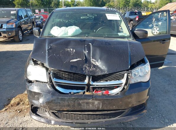 2C4RDGCG1GR181123 2016 DODGE GRAND CARAVAN Black წინა ხედი