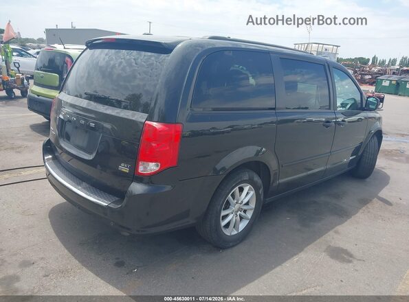 2C4RDGCG1GR273008 2016 DODGE GRAND CARAVAN Black Задня права чверть