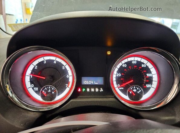 2C4RDGCG1GR318531 2016 DODGE GRAND Black Vista del cuadro de instrumentos