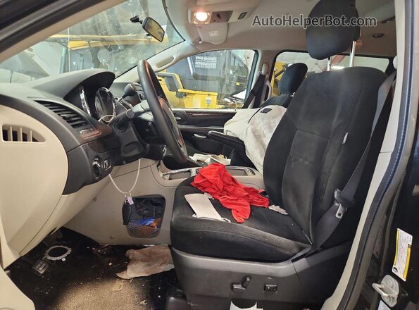2C4RDGCG1GR318531 2016 DODGE GRAND Black Vista interior delantera