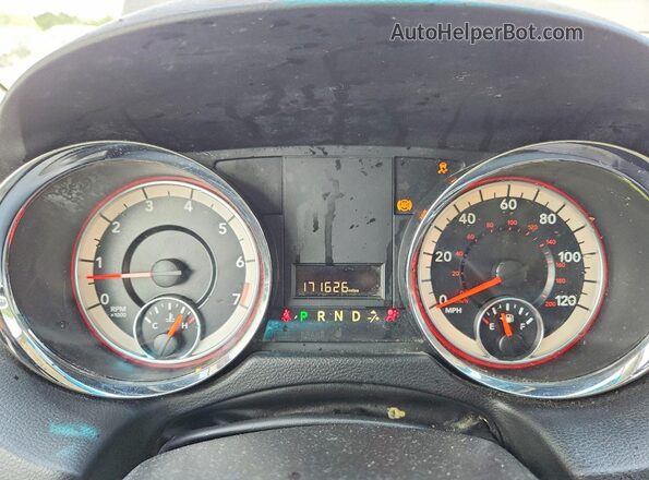 2C4RDGCG1GR323888 2016 DODGE GRAND Gray Սարքավորումների վահանակի տեսք