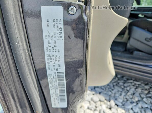2C4RDGCG1GR323888 2016 DODGE GRAND Gray VIN կոդի պիտակի տեսք