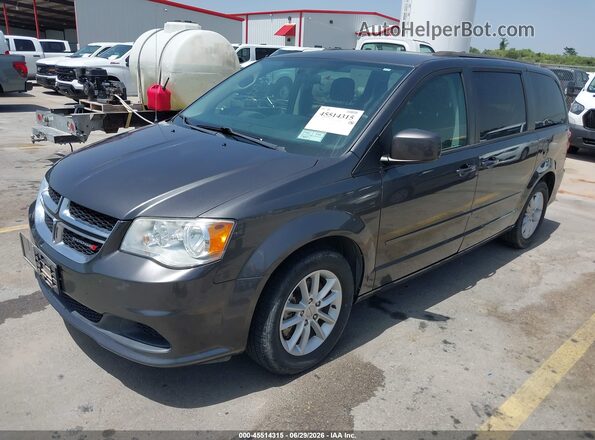 2C4RDGCG1GR356941 2016 DODGE GRAND CARAVAN Gray წინა მარცხენა ხედი სამი მეოთხედიდან