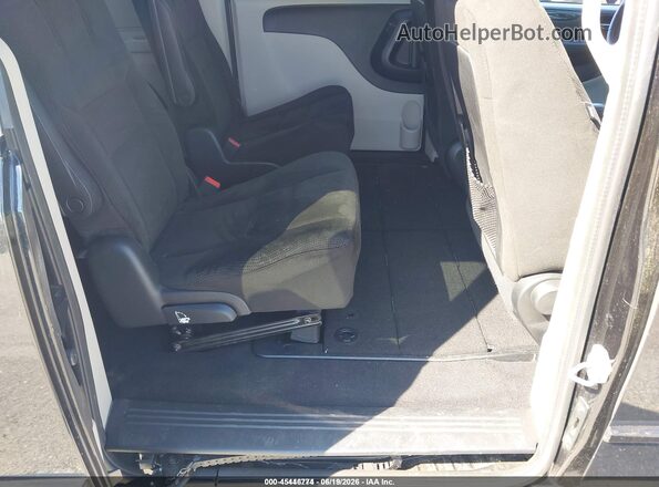 2C4RDGCG1GR365607 2016 DODGE GRAND CARAVAN Black Widok naklejki z numerem VIN