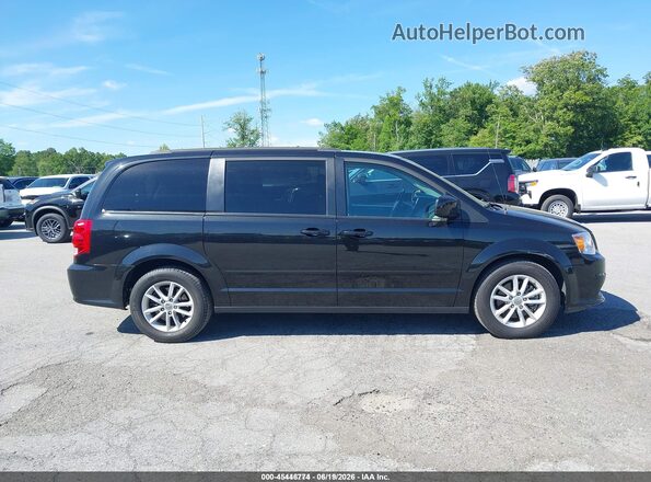 2C4RDGCG1GR365607 2016 DODGE GRAND CARAVAN Black Widok wnętrza z tyłu