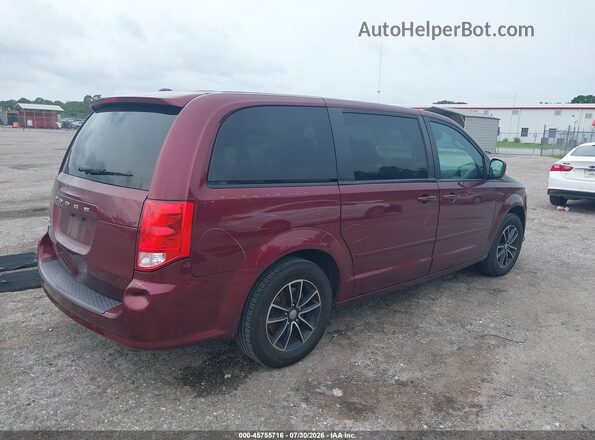 2C4RDGCG1HR726304 2017 DODGE GRAND CARAVAN Красный Задняя правая четверть