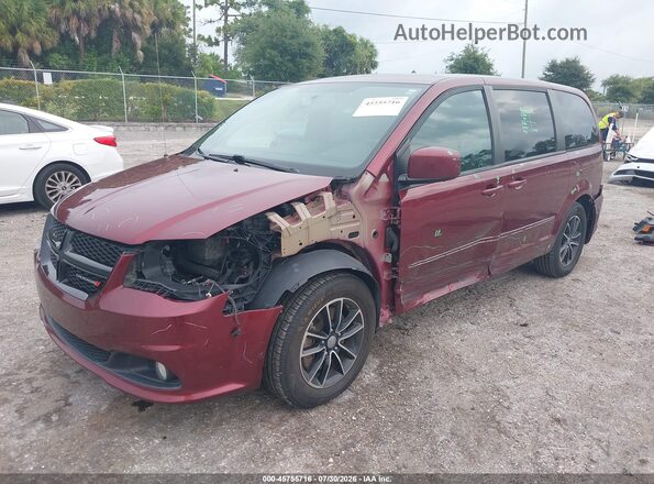 2C4RDGCG1HR726304 2017 DODGE GRAND CARAVAN Красный Передняя левая четверть