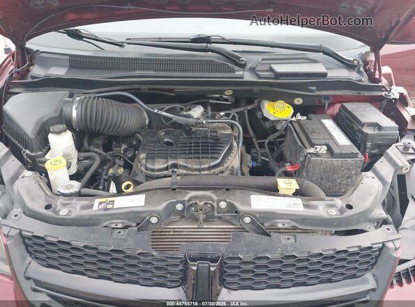 2C4RDGCG1HR726304 2017 DODGE GRAND CARAVAN Красный Вид сзади