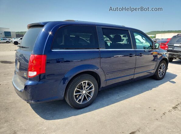 2C4RDGCG1HR731003 2017 DODGE GRAND Blue Задня права чверть