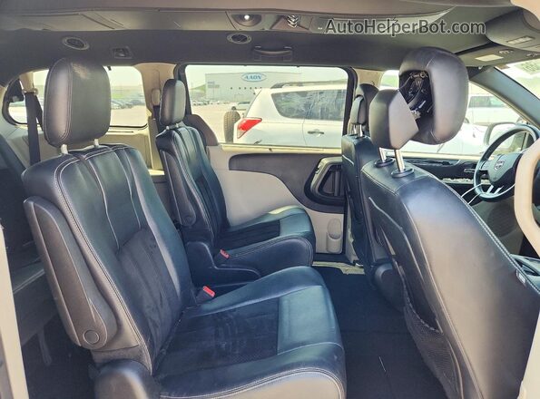 2C4RDGCG1HR731003 2017 DODGE GRAND Blue Вид задньої частини салону