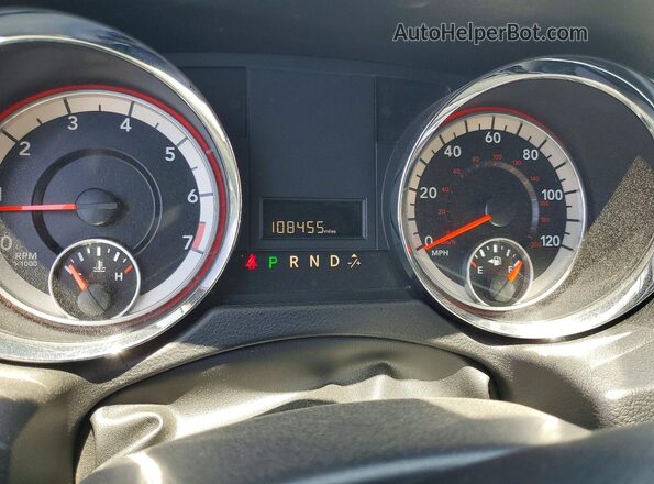 2C4RDGCG1HR761263 2017 DODGE GRAND Белый Вид щитка приборов