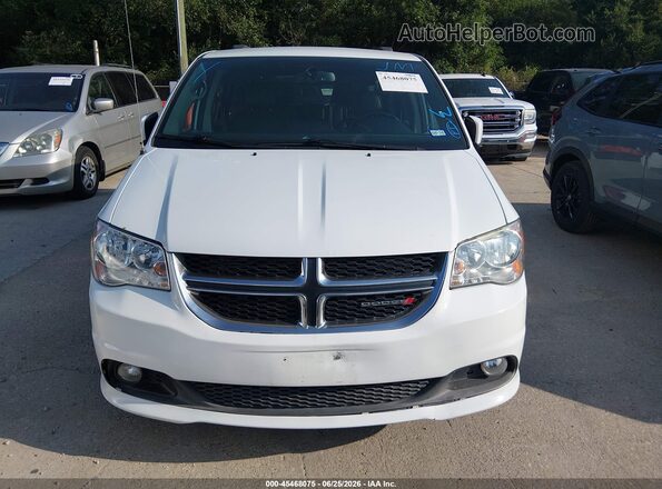 2C4RDGCG1HR799754 2017 DODGE GRAND CARAVAN White Instrument cluster view