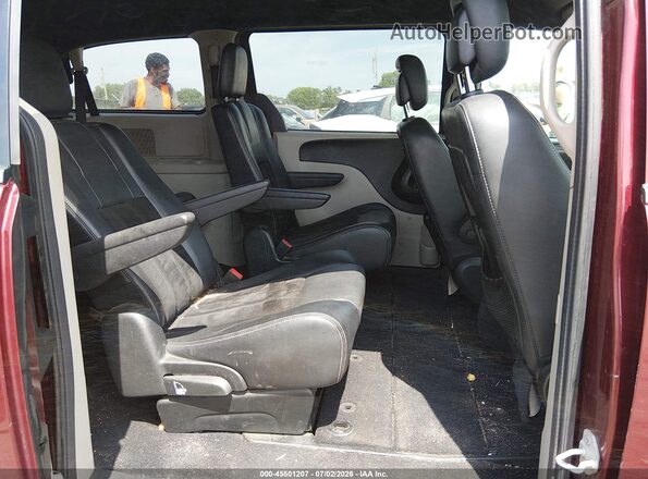 2C4RDGCG1HR807478 2017 DODGE GRAND CARAVAN Red VIN կոդի պիտակի տեսք