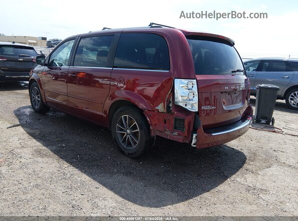 2C4RDGCG1HR807478 2017 DODGE GRAND CARAVAN Red Հետևի ձախ
