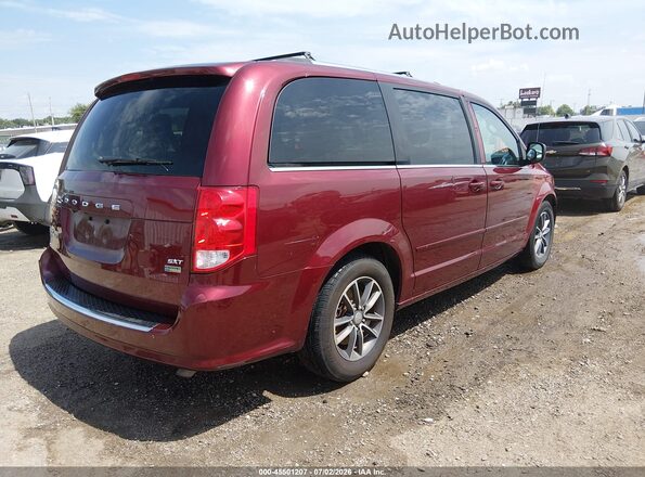 2C4RDGCG1HR807478 2017 DODGE GRAND CARAVAN Red Հետևի աջ