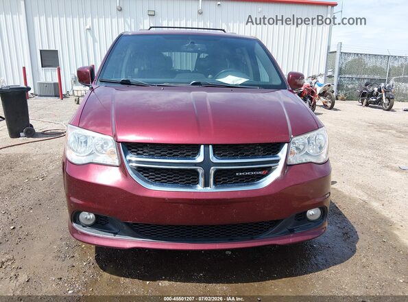 2C4RDGCG1HR807478 2017 DODGE GRAND CARAVAN Red Սարքավորումների վահանակի տեսք