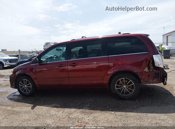 2C4RDGCG1HR807478 2017 DODGE GRAND CARAVAN Red Սալոնի 360 աստիճան տեսք