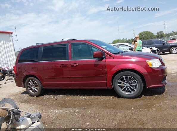 2C4RDGCG1HR807478 2017 DODGE GRAND CARAVAN Red Սալոնի հետևի տեսք