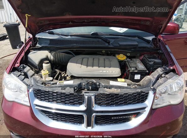 2C4RDGCG1HR807478 2017 DODGE GRAND CARAVAN Red Հետևի տեսք