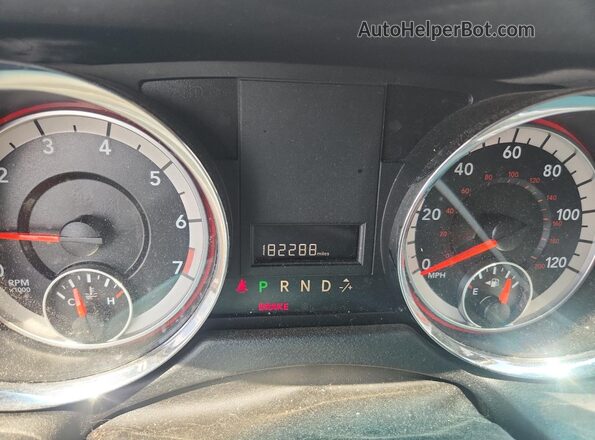 2C4RDGCG1HR824779 2017 DODGE GRAND Black Вид щитка приладів