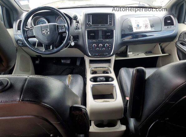 2C4RDGCG1HR827522 2017 DODGE GRAND Charcoal Առջևի վահանակի տեսք