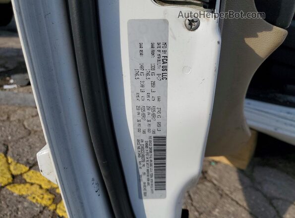 2C4RDGCG1HR863758 2017 DODGE GRAND White Widok naklejki z numerem VIN