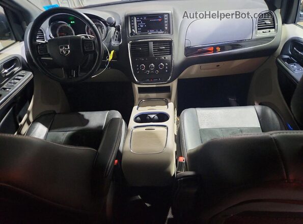 2C4RDGCG1JR191660 2018 DODGE GRAND Burgundy წინა პანელის ხედი