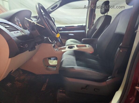 2C4RDGCG1JR191660 2018 DODGE GRAND Burgundy წინა სალონის ხედი