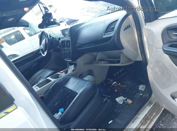 2C4RDGCG1JR325728 2018 DODGE GRAND CARAVAN White Widok wnętrza z przodu