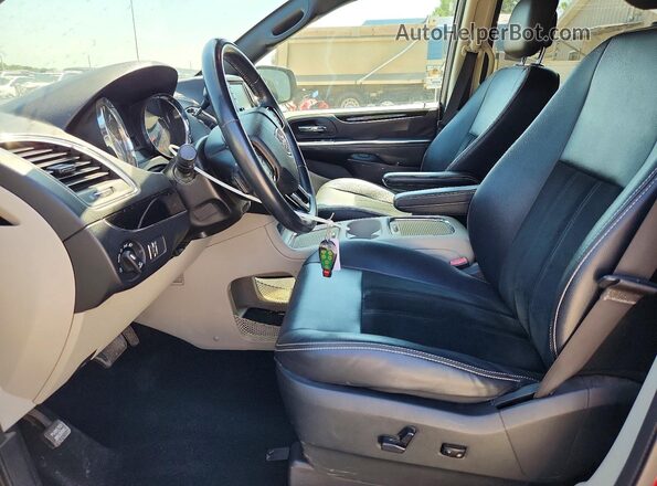 2C4RDGCG1JR325812 2018 DODGE GRAND Maroon Widok wnętrza z przodu