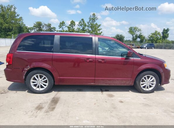 2C4RDGCG1KR510461 2019 DODGE GRAND CARAVAN Red უკანა სალონის ხედი