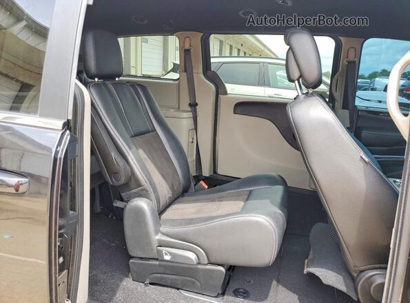 2C4RDGCG1KR770360 2019 DODGE GRAND Черный Вид задней части салона